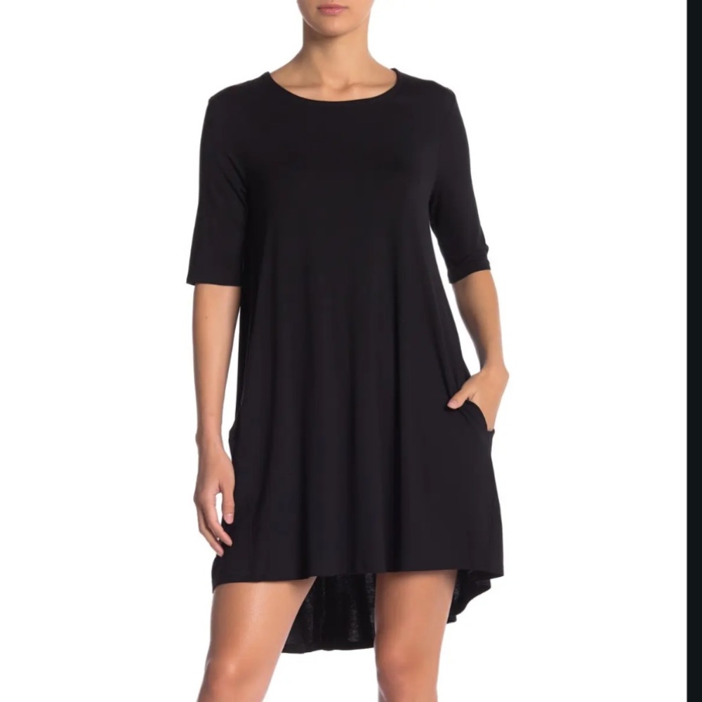 Philosophy by Republix Clothing Elbow Sleeve Knit Swing Dress Large NWT